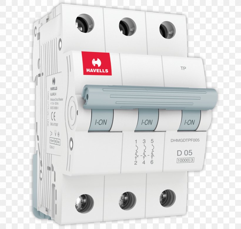 Earth Leakage Circuit Breaker Havells Electrical Switches Distribution Board, PNG, 1200x1140px, Circuit Breaker, Abb Group, Breaking Capacity, Circuit Component, Distribution Board Download Free