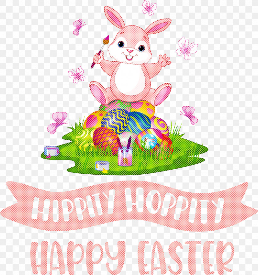 Happy Easter Day, PNG, 2814x3000px, Happy Easter Day, Cartoon, Easter Bunny, Easter Egg, Egg Hunt Download Free