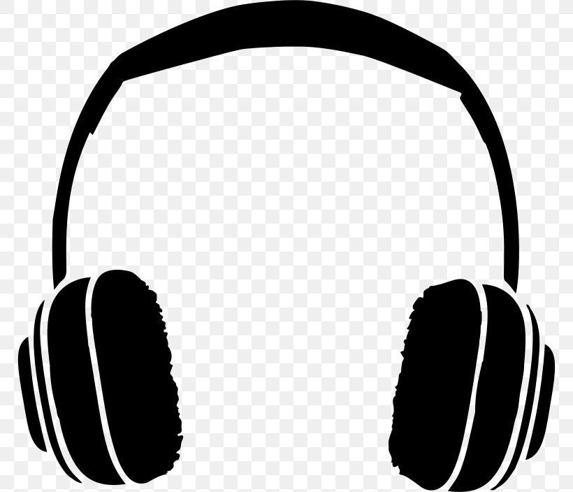 Headphones Clip Art, PNG, 770x704px, Headphones, Apple Earbuds, Audio, Audio Equipment, Black And White Download Free