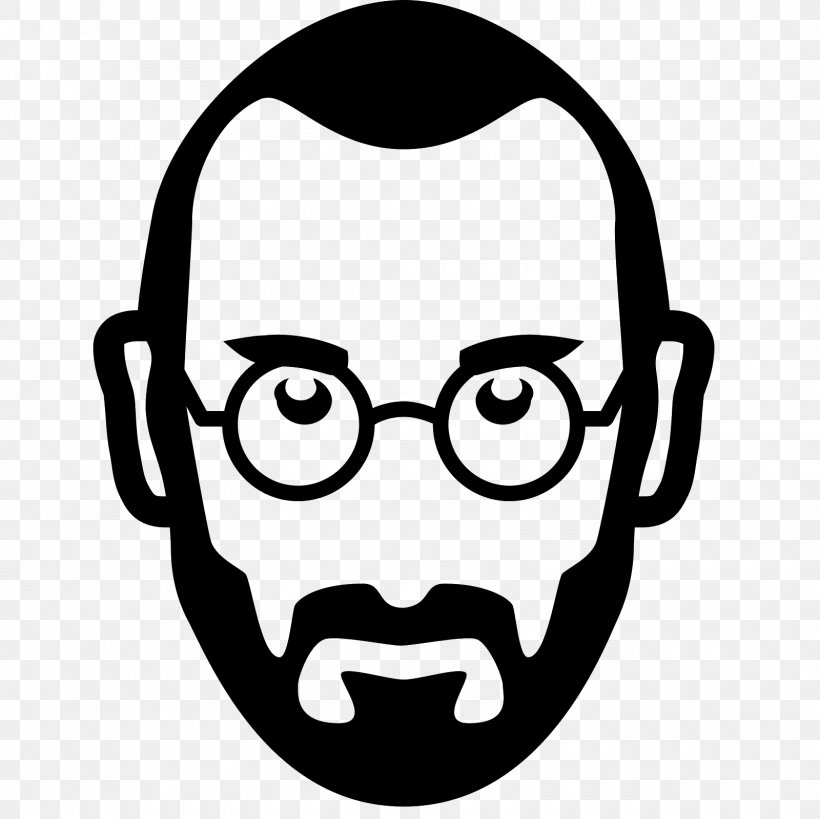 ICon: Steve Jobs Apple Clip Art, PNG, 1600x1600px, Icon Steve Jobs, Apple, Black And White, Computer Software, Eyewear Download Free