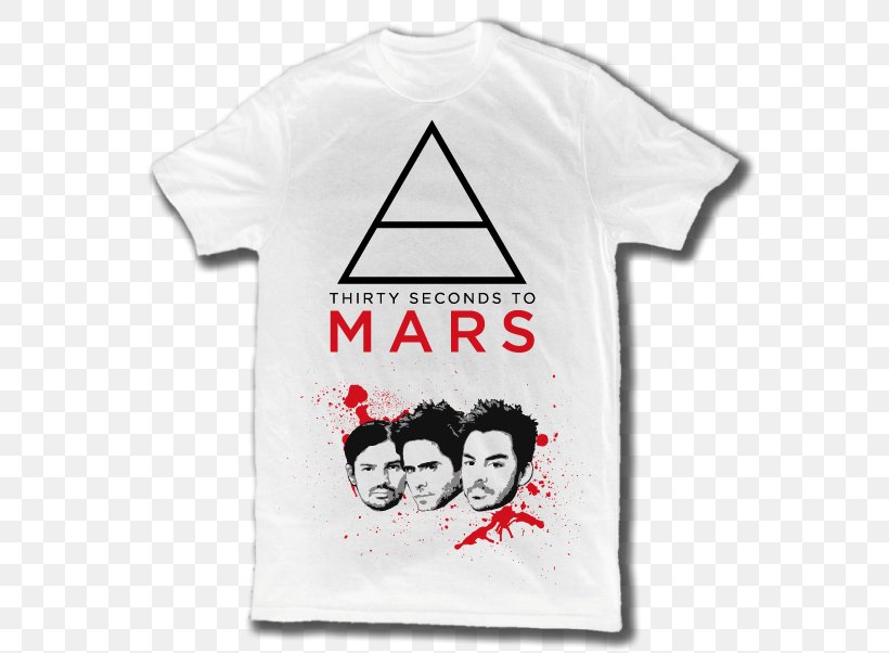 T-shirt Thirty Seconds To Mars Rock Sleeve, PNG, 602x602px, Watercolor, Cartoon, Flower, Frame, Heart Download Free
