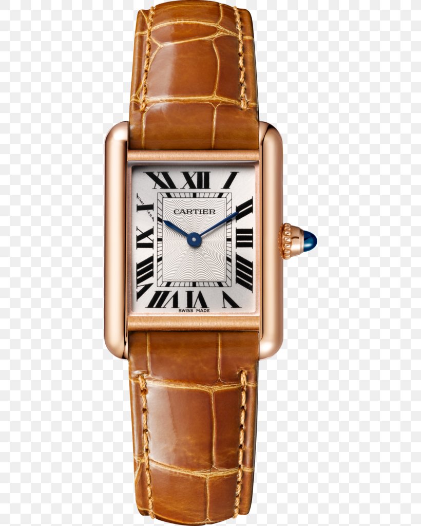 Cartier Tank Louis Cartier Watch Jewellery, PNG, 416x1024px, Cartier Tank, Brown, Cartier, Cartier Tank Louis Cartier, Colored Gold Download Free