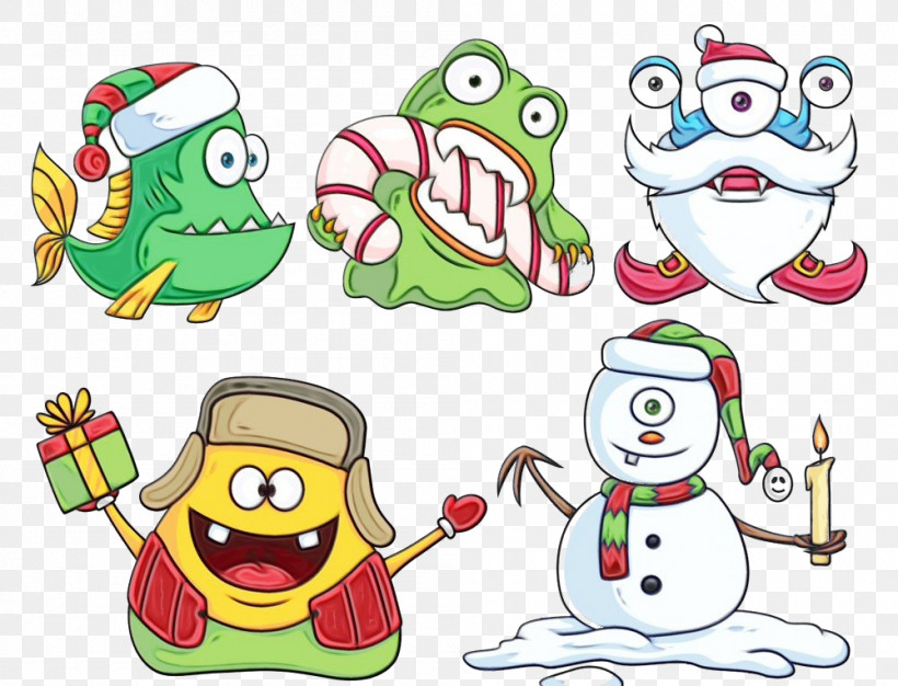 Cartoon Christmas, PNG, 1000x764px, Watercolor, Cartoon, Christmas, Paint, Wet Ink Download Free