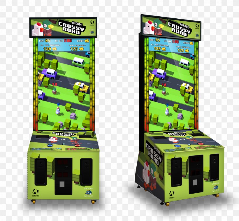 Crossy Road Frogger Golden Age Of Arcade Video Games Arcade Game Redemption Game, PNG, 2394x2213px, Crossy Road, Amusement Arcade, Arcade Cabinet, Arcade Game, Electronic Device Download Free