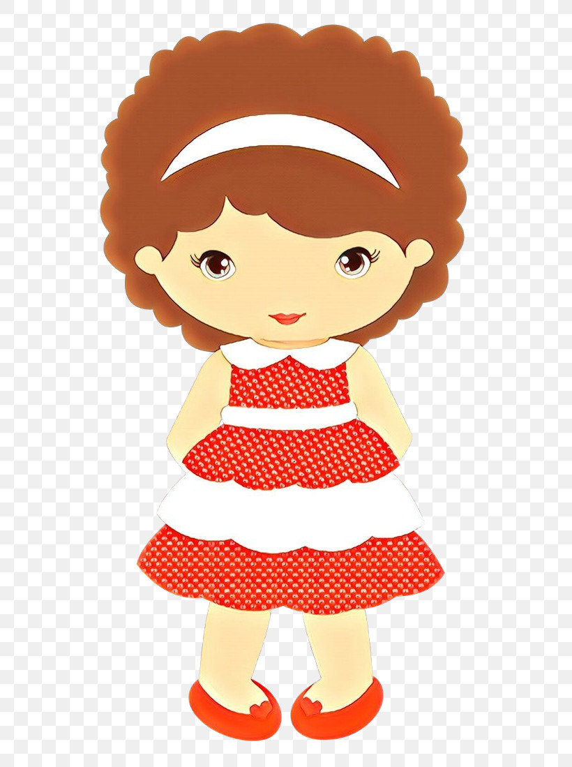Cartoon Doll Brown Hair Child Toy, PNG, 700x1099px, Cartoon, Brown Hair, Child, Doll, Toy Download Free