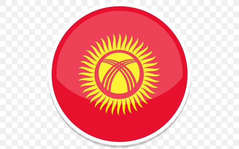 Circle Symbol Yellow Font, PNG, 512x512px, Epic Of Manas, Emblem Of Kyrgyzstan, Flag, Flag Of Kazakhstan, Flag Of Kyrgyzstan Download Free