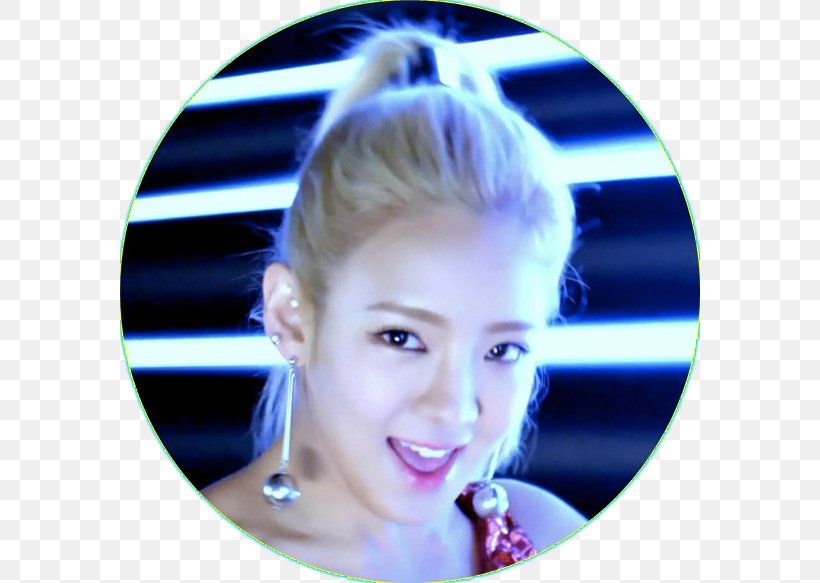 Hyoyeon Wibe Blond Hair Coloring, PNG, 580x583px, Watercolor, Cartoon, Flower, Frame, Heart Download Free