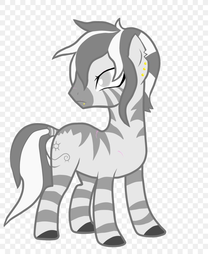 My Little Pony Horse Zebra Drawing, PNG, 800x1000px, Pony, Art, Black And White, Carnivoran, Cat Like Mammal Download Free