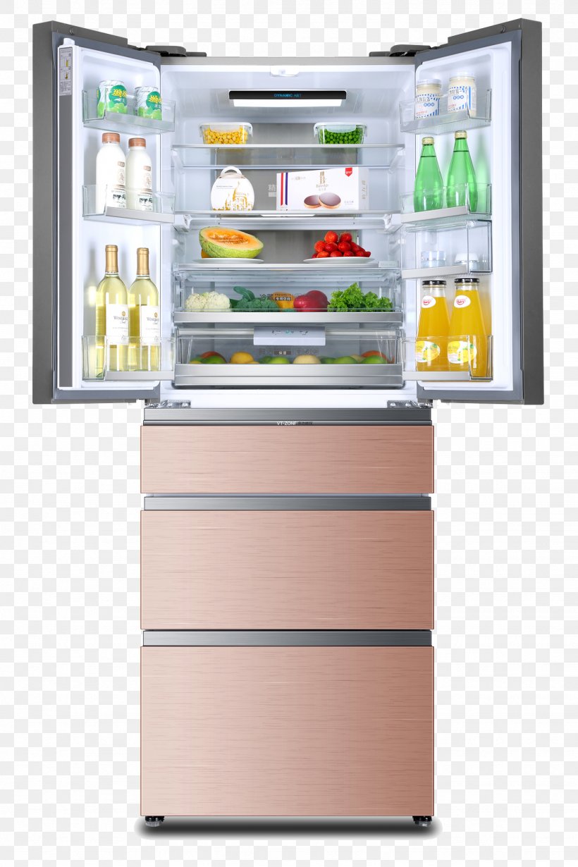 Refrigerator Haier Home Appliance Refrigeration Energy Conservation, PNG, 1333x2000px, Refrigerator, Congelador, Display Case, Drawer, Electric Heating Download Free