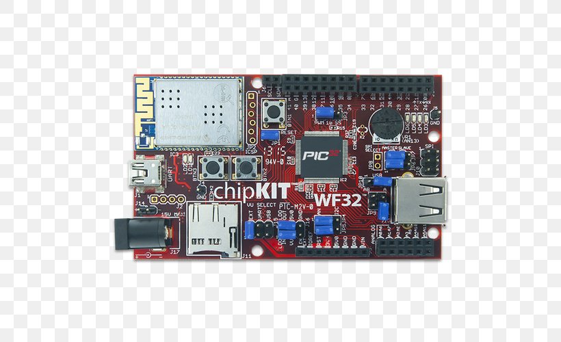 PIC Microcontroller Electronics Single-board Microcontroller Printed Circuit Board, PNG, 500x500px, Microcontroller, Arduino, Capacitor, Circuit Component, Circuit Prototyping Download Free