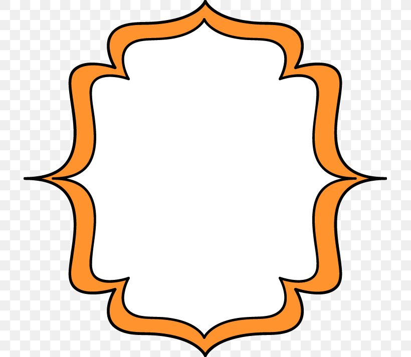 Picture Frame Orange Clip Art, PNG, 725x713px, Picture Frame, Area, Artwork, Free Content, Green Download Free