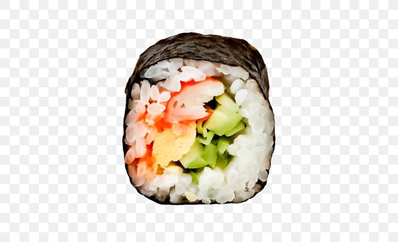 California Roll Sushi Gimbap Sashimi Japanese Cuisine, PNG, 500x500px, California Roll, Asian Food, Comfort Food, Cuisine, Dish Download Free
