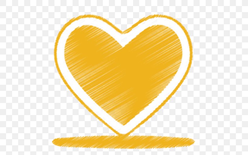 Heart, PNG, 512x512px, Heart, Symbol, User, Yellow Download Free