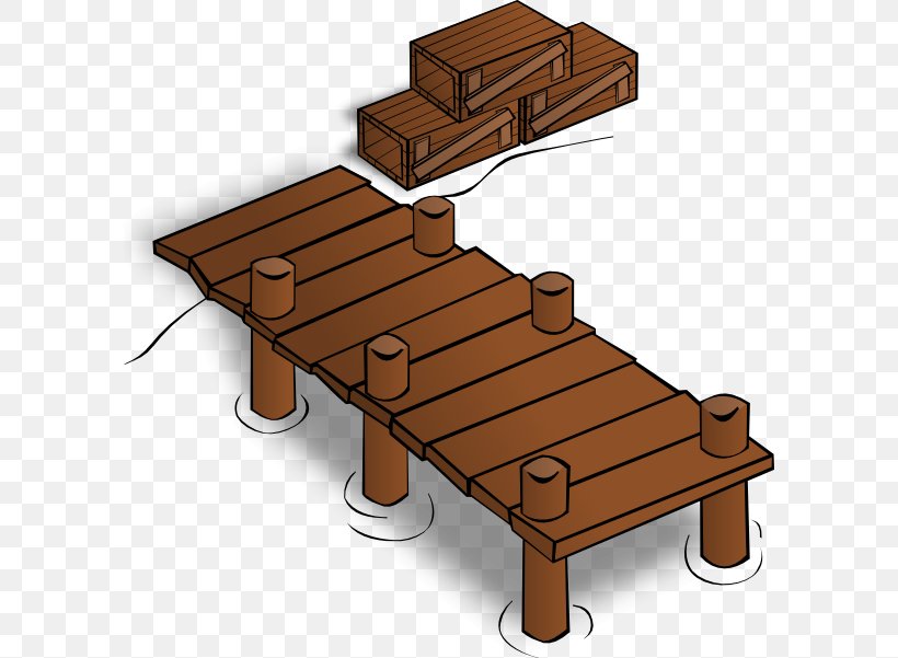 Dock Boat Clip Art, PNG, 594x601px, Dock, Bench, Boat, Drawing, Floor Download Free
