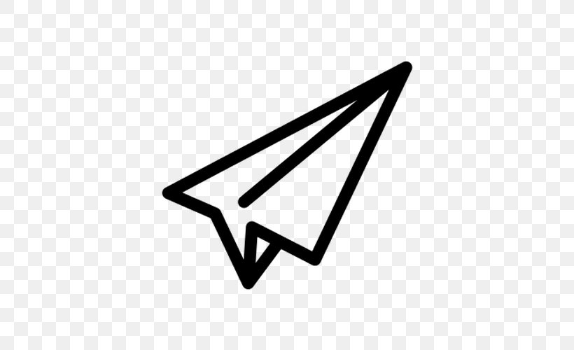 Airplane Paper Plane, PNG, 500x500px, Airplane, Aviation, Black And White, Computer Font, Computer Program Download Free