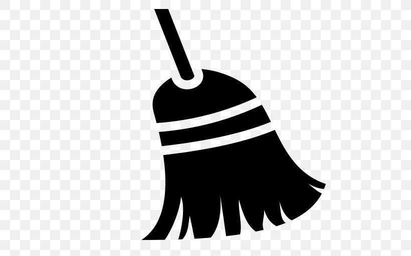 Broom Clip Art, PNG, 512x512px, Broom, Black, Black And White, Logo, Monochrome Photography Download Free