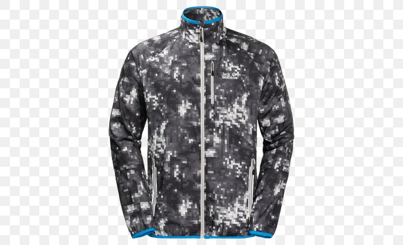 Jacket Clothing Polar Fleece Windbreaker Jack Wolfskin, PNG, 500x500px, Jacket, Black, Bluza, Clothing, Clothing Accessories Download Free