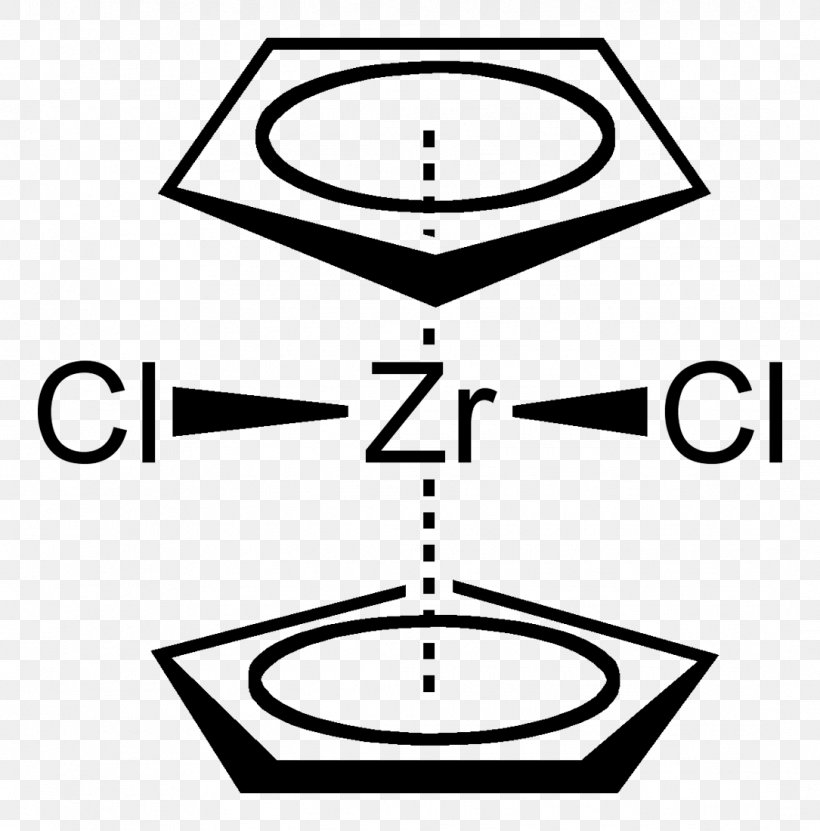 Zirconocene Dichloride Ferrocene Cyclopentadienyl Complex Chemistry, PNG, 1085x1100px, Ferrocene, Area, Artwork, Atom, Black And White Download Free