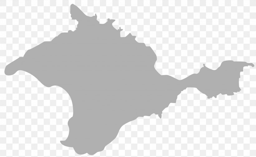 Autonomous Republic Of Crimea Crimean People's Republic Sevastopol Donetsk People's Republic, PNG, 3206x1968px, Autonomous Republic Of Crimea, Black, Black And White, Crimea, Map Download Free