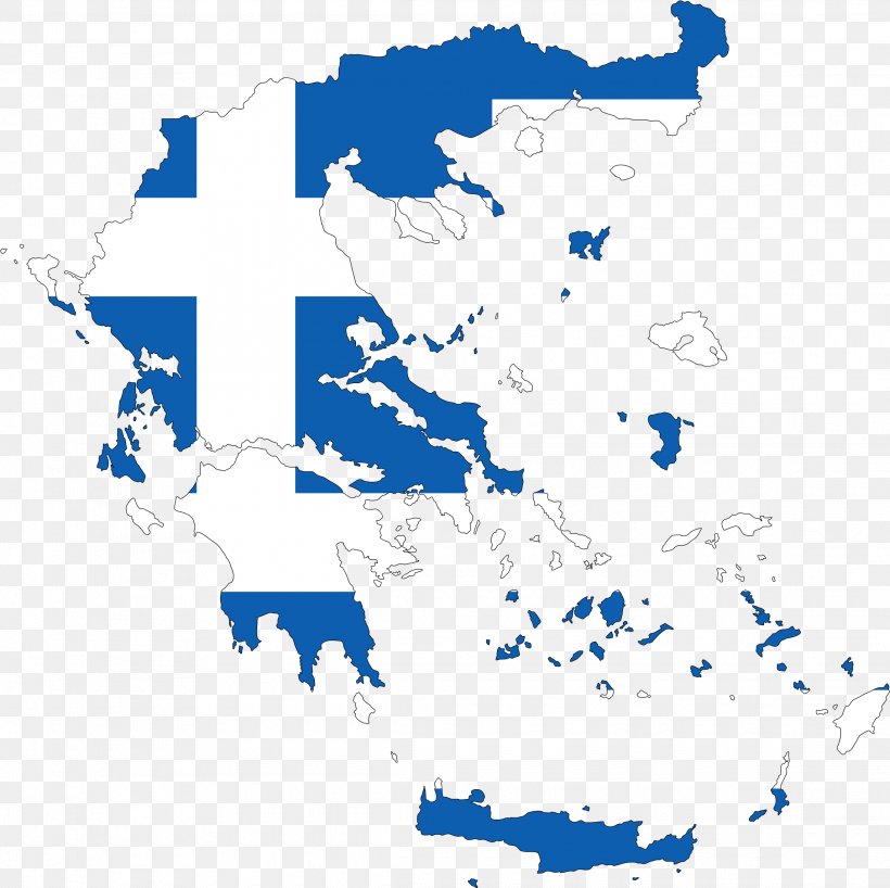 Flag Of Greece Stock Photography Map, PNG, 2290x2285px, Greece, Area, Blue, Border, Cloud Download Free