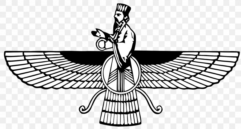 Avesta Zoroastrianism Faravahar Symbol Fravashi, PNG, 2000x1071px, Avesta, Ahura Mazda, Artwork, Avestan, Beak Download Free