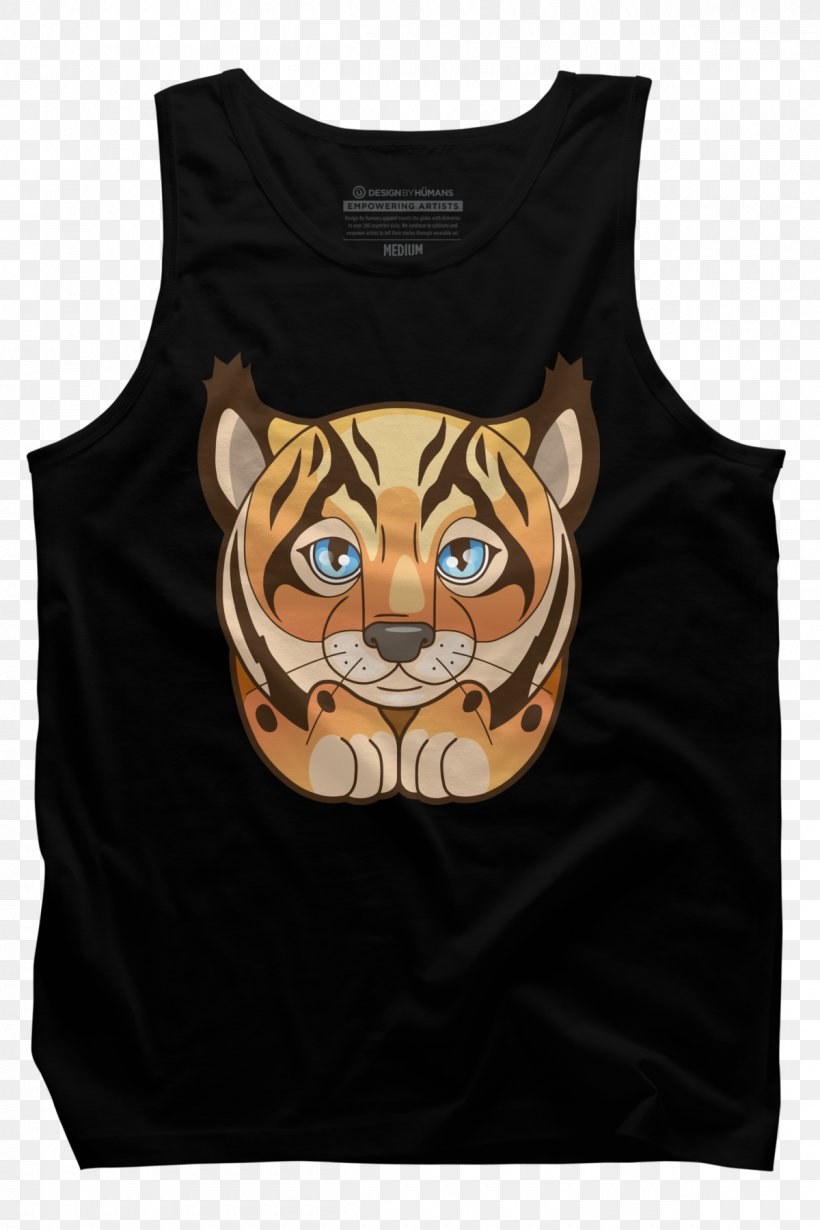 Tiger T-shirt Sleeveless Shirt Outerwear, PNG, 1200x1800px, Tiger, Big Cat, Big Cats, Black, Black M Download Free