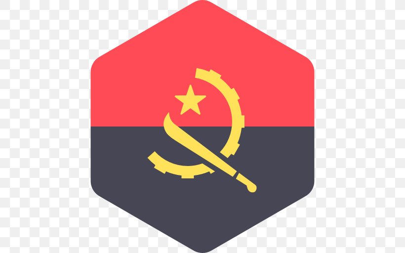 Flag Of Angola Image National Flag, PNG, 512x512px, Angola, Brand, Flag, Flag Of Angola, Flag Of Eritrea Download Free