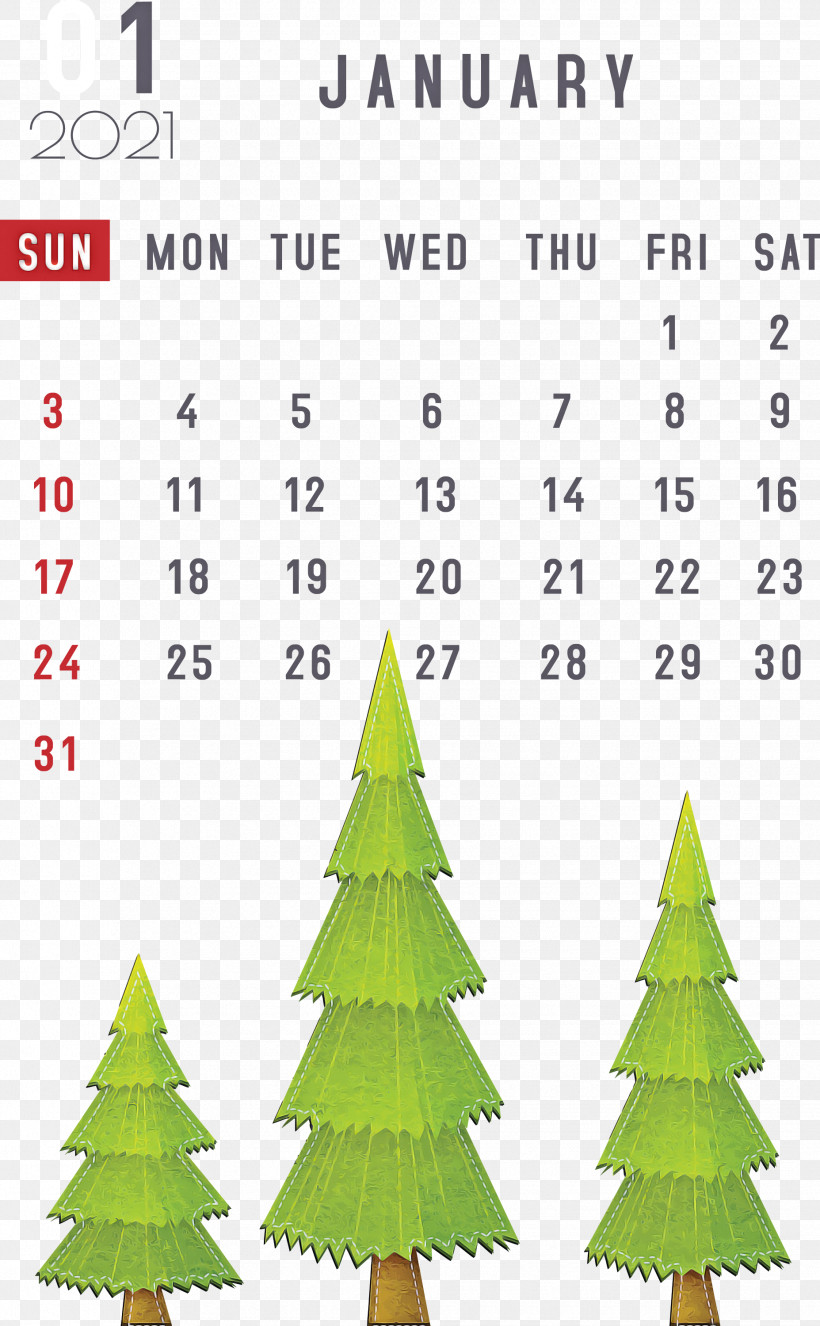 January January 2021 Printable Calendars January Calendar, PNG, 1855x3000px, January, Calendar System, Christmas Day, Christmas Tree, Gregorian Calendar Download Free
