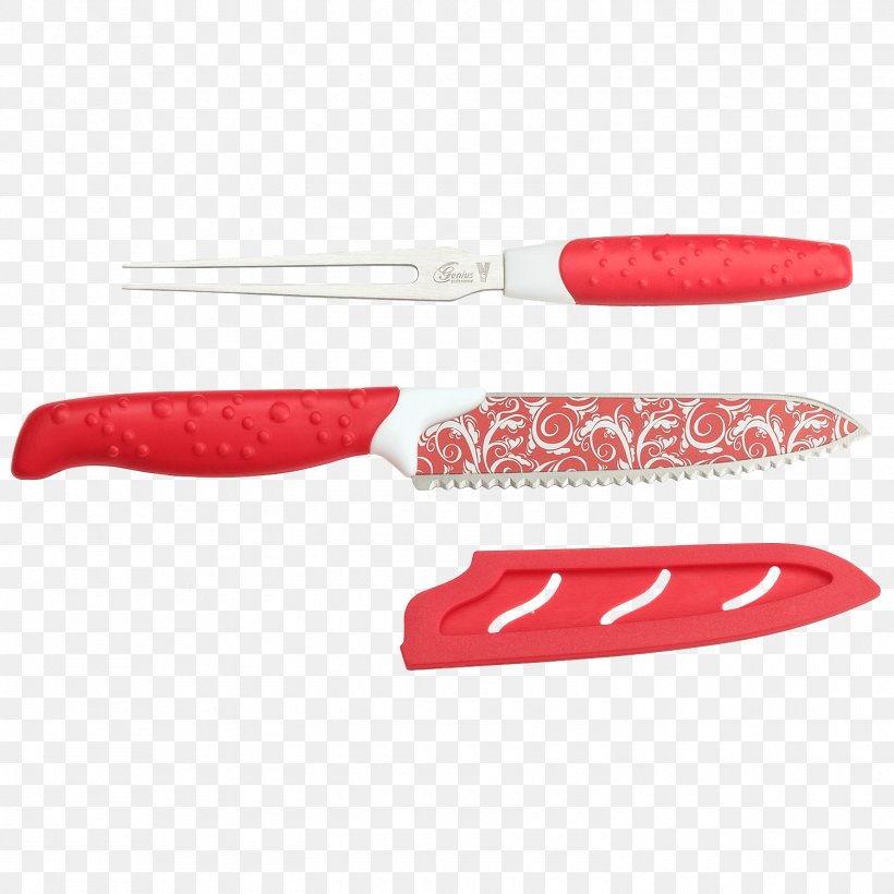 Knife Kitchen Knives Magic Cut Messer-Set 2tlg Genius Magic Cut Messer-Set Genius Magic Cut Chef & Universal-Messer, PNG, 1500x1500px, Knife, Blade, Cold Weapon, Fleischgabel, Hardware Download Free