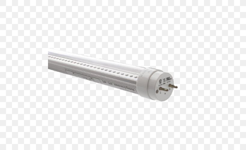 Light-emitting Diode LED Tube LED Lamp Lighting, PNG, 500x500px, Light, Cylinder, Daylight, Electric Current, Electric Potential Difference Download Free