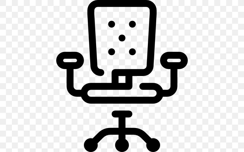 Office & Desk Chairs Furniture, PNG, 512x512px, Chair, Black And White, Drawing, Furniture, Living Room Download Free