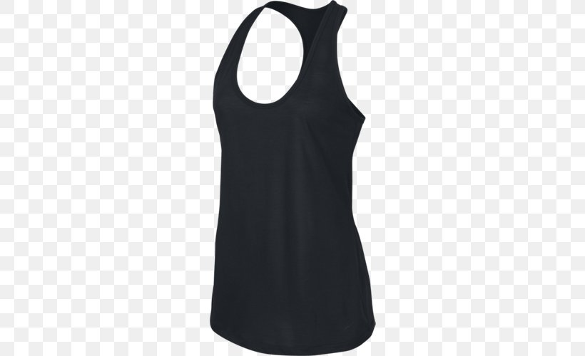 Clothing Sleeveless Shirt Tube Top Nike, PNG, 500x500px, Clothing, Active Tank, Black, Footwear, Neck Download Free