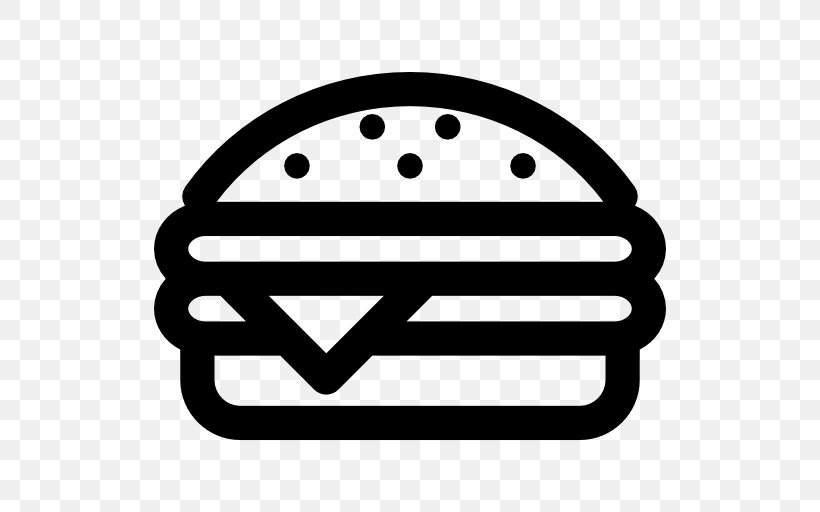 Hamburger Croissant, PNG, 512x512px, Hamburger, Area, Black And White, Bread, Croissant Download Free