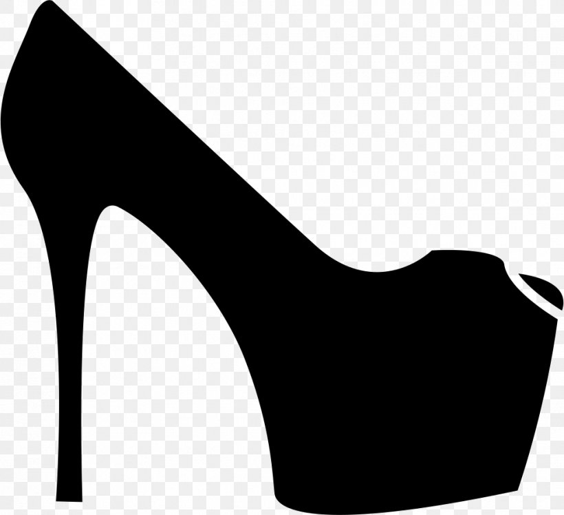 High-heeled Shoe Stiletto Heel, PNG, 982x896px, Highheeled Shoe, Absatz, Basic Pump, Black, Black And White Download Free