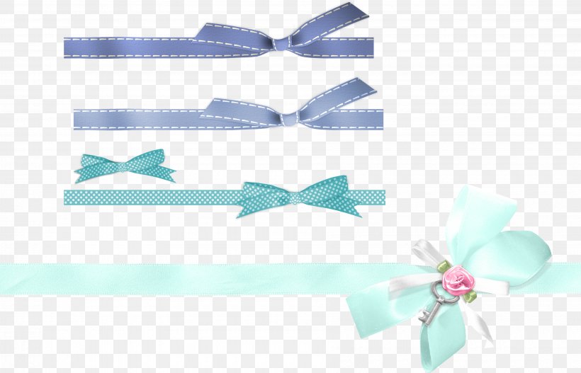 Ribbon Bow Tie Line Turquoise, PNG, 3600x2314px, Ribbon, Blue, Bow Tie, Fashion Accessory, Petal Download Free