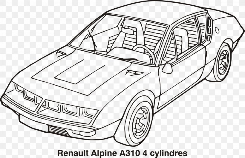 Alpine A310 Renault Car Alpine A110, PNG, 2286x1479px, Alpine, Alpine A110, Alpine A310, Artwork, Automotive Design Download Free