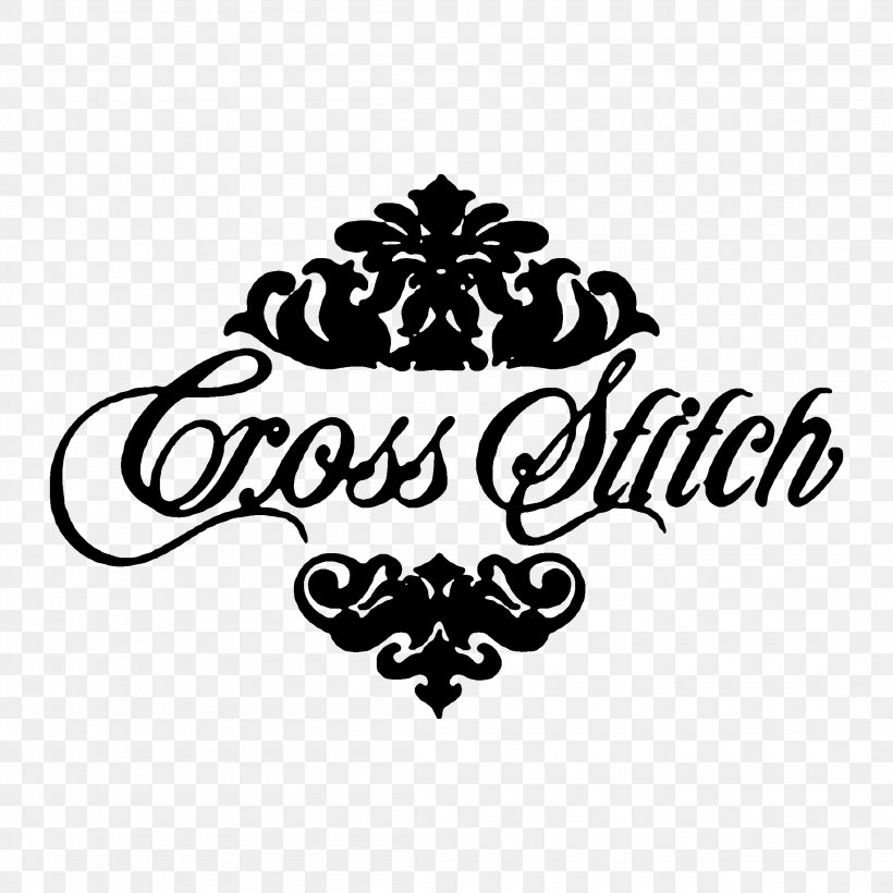 Cross-stitch Logo Crochet Clothing, PNG, 2200x2200px, Stitch, Black, Black And White, Brand, Clothing Download Free