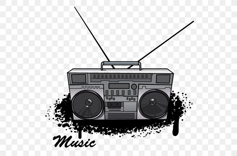 Drawing Boombox Clip Art, PNG, 600x539px, Drawing, Boombox, Cd Player, Compact Cassette, Electronics Download Free