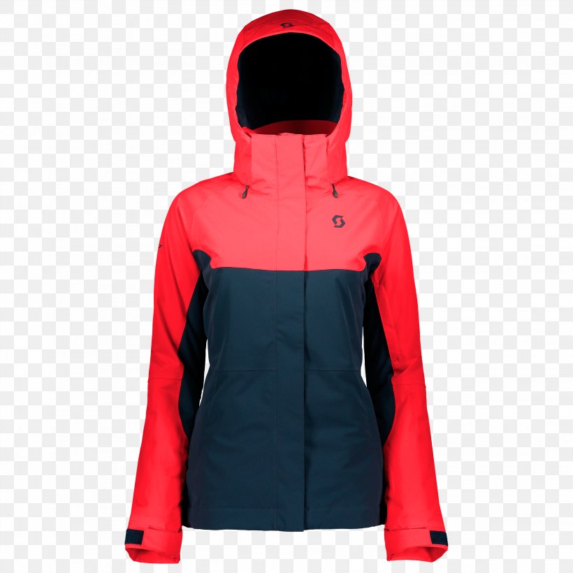 T-shirt Hoodie Jacket Ski Suit Scott Sports, PNG, 3144x3144px, Tshirt, Alpine Skiing, Clothing, Electric Blue, Gilets Download Free