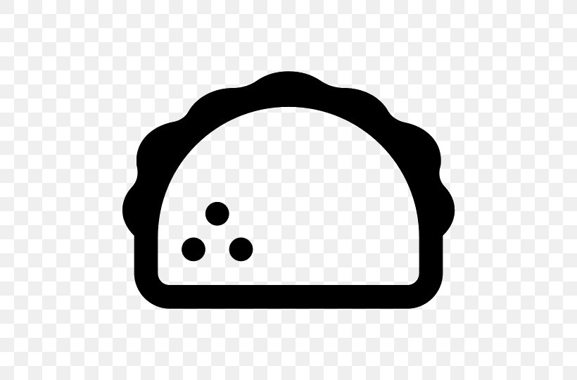 Taco Bread Food Clip Art, PNG, 540x540px, Taco, Area, Black, Black And White, Bread Download Free