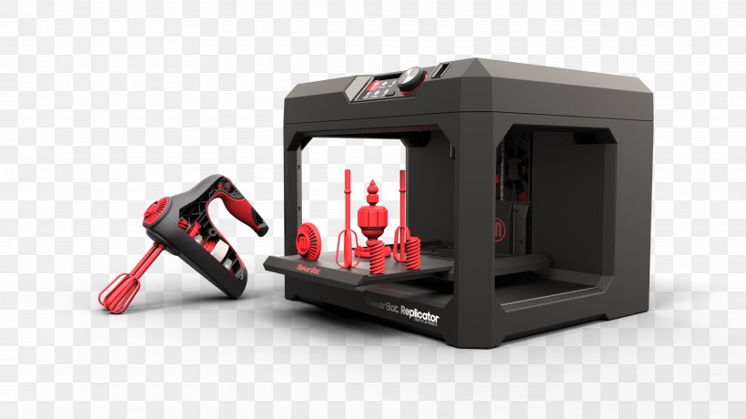 3D Printing Printer MakerBot Manufacturing, PNG, 3847x2160px, 3d Computer Graphics, 3d Printing, Desktop Computers, Hardware, Industry Download Free