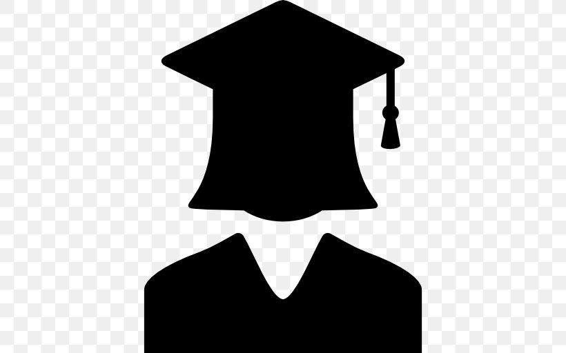 Graduation Ceremony Graduate University Student, PNG, 512x512px, Graduation Ceremony, Academic Degree, Black, Black And White, Graduate University Download Free