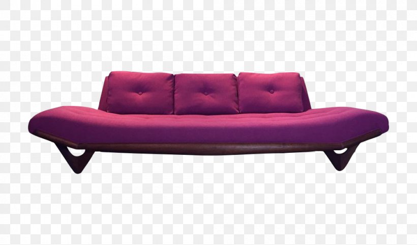 Sofa Bed Mid-century Modern Modern Furniture Couch, PNG, 1000x587px, Sofa Bed, Adrian Pearsall, Chair, Chaise Longue, Couch Download Free
