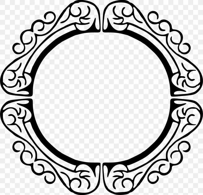 Clip Art, PNG, 2400x2307px, Picture Frames, Area, Artwork, Black, Black And White Download Free