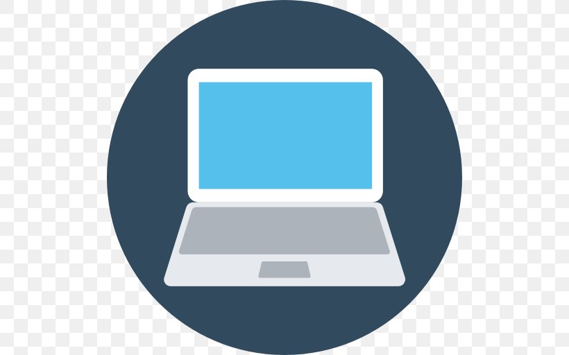Laptop, PNG, 512x512px, Laptop, Area, Blue, Brand, Computer Download Free