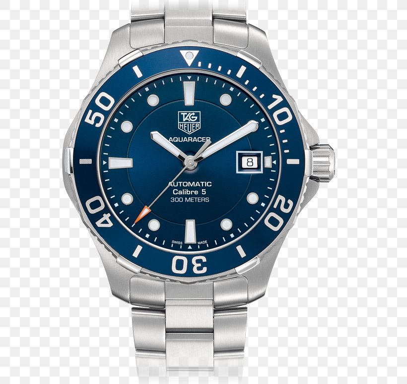 TAG Heuer Aquaracer Calibre 5 Automatic Watch, PNG, 775x775px, Tag Heuer Aquaracer, Automatic Watch, Blue, Brand, Breitling Sa Download Free