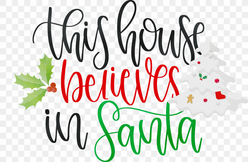 Christmas Day, PNG, 3000x1965px, This House Believes In Santa, Christmas Archives, Christmas Cookie, Christmas Day, Christmas Tree Download Free