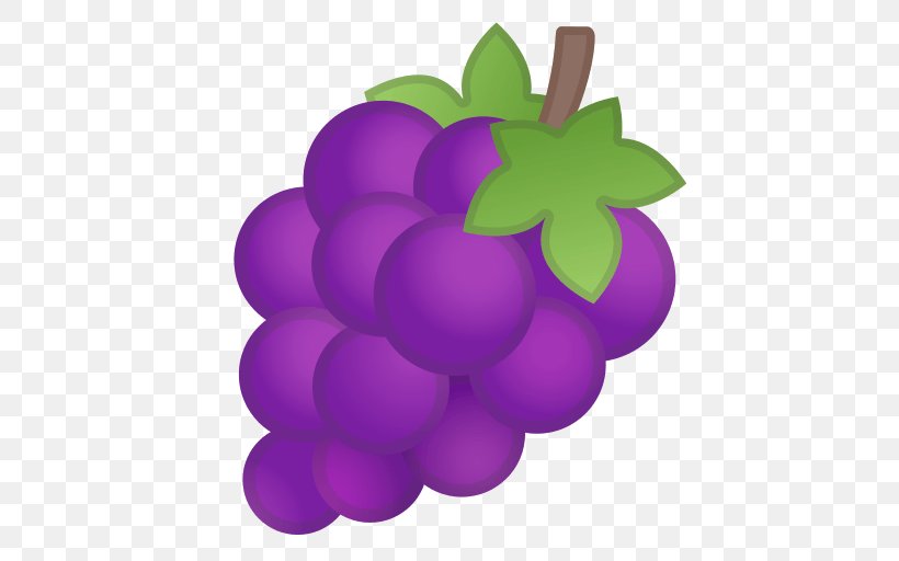 Common Grape Vine Wine Fruit, PNG, 512x512px, Grape, Berries, Common Grape Vine, Emoji, Food Download Free