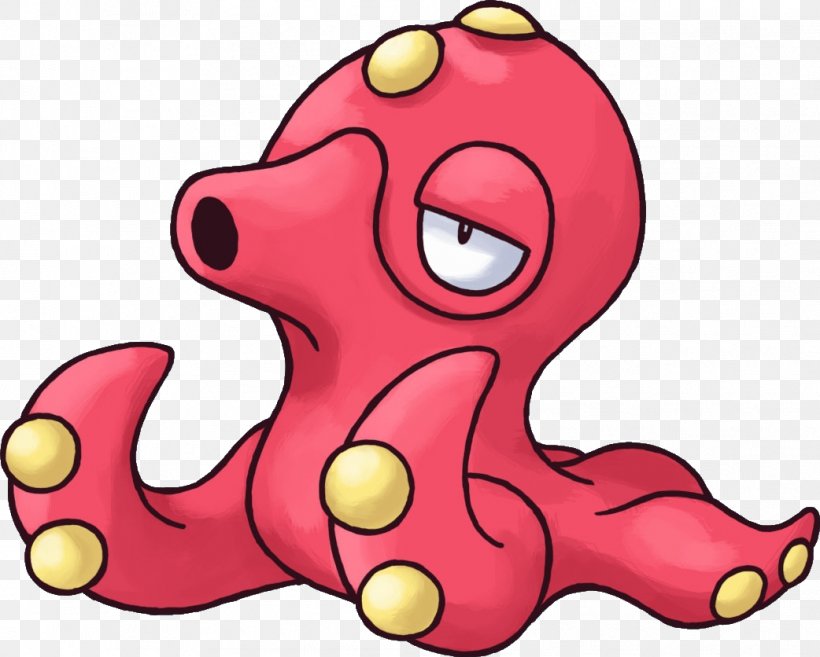 Octopus Pokémon Mystery Dungeon: Blue Rescue Team And Red Rescue Team Pokémon GO Octillery, PNG, 1042x836px, Watercolor, Cartoon, Flower, Frame, Heart Download Free