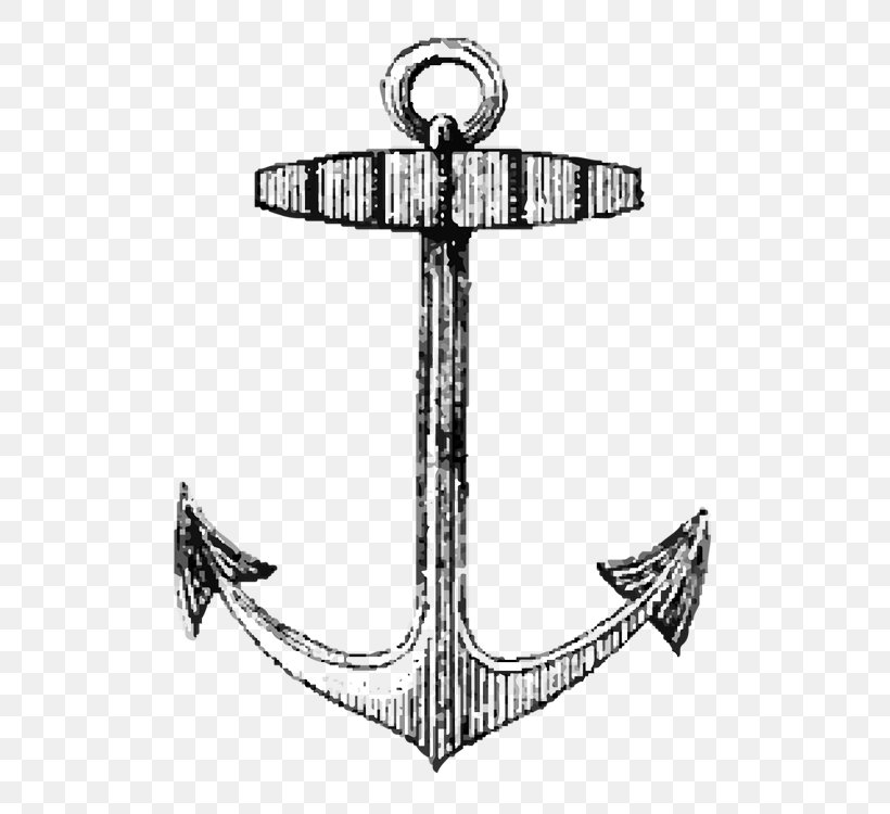 Anchor Drawing Clip Art, PNG, 600x750px, Anchor, Art, Black And White, Body Jewelry, Bookplate Download Free